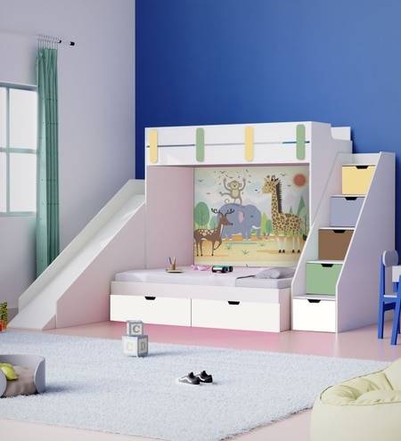Sleep N SlideBunk Bed 6X5 Drawers On Wheels In Animal Colour61