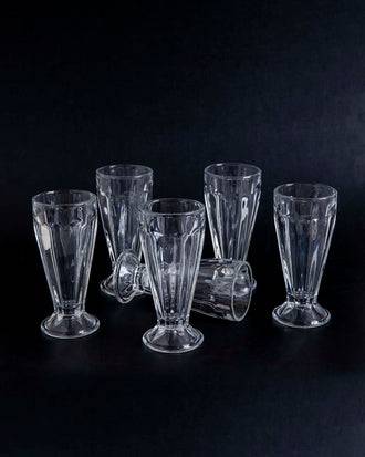 Thickened Goblet Drinking Glasses - Set of 6