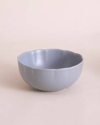 Scalloped Edge Ceramic Bowl