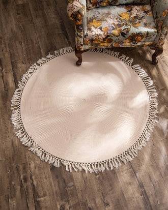 Vintage Bohemian Chic Round Floor Rug