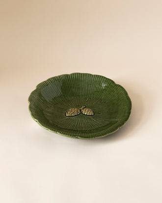 Pinecone Leaf Ceramic Decorative Bowl