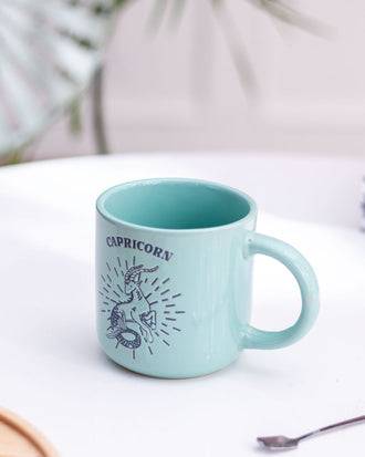 Capricorn Zodiac Mug - Turquoise