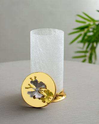 'Butterfly Motif' Fracturing Glass Container