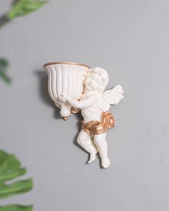 Angel Cherub - Wall Mounted Planter Urn