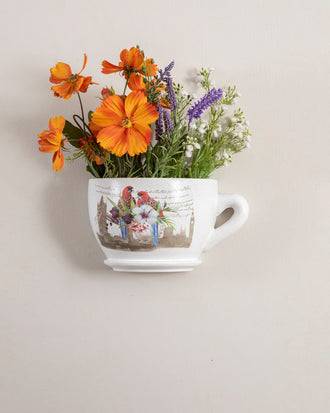 'Rosella Parrot' The Cup Wall Planter