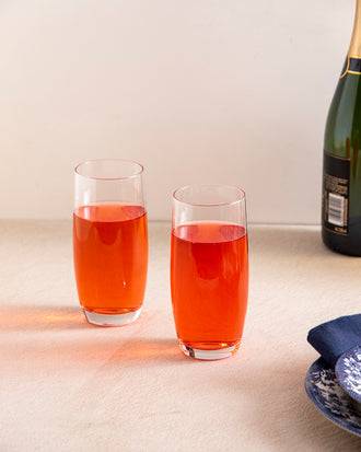 Crystal Sipper Drinking Glass - Set Of 2