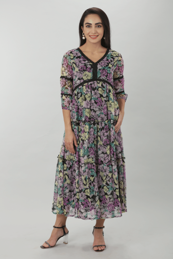 Purple Haze Chiffon Dress