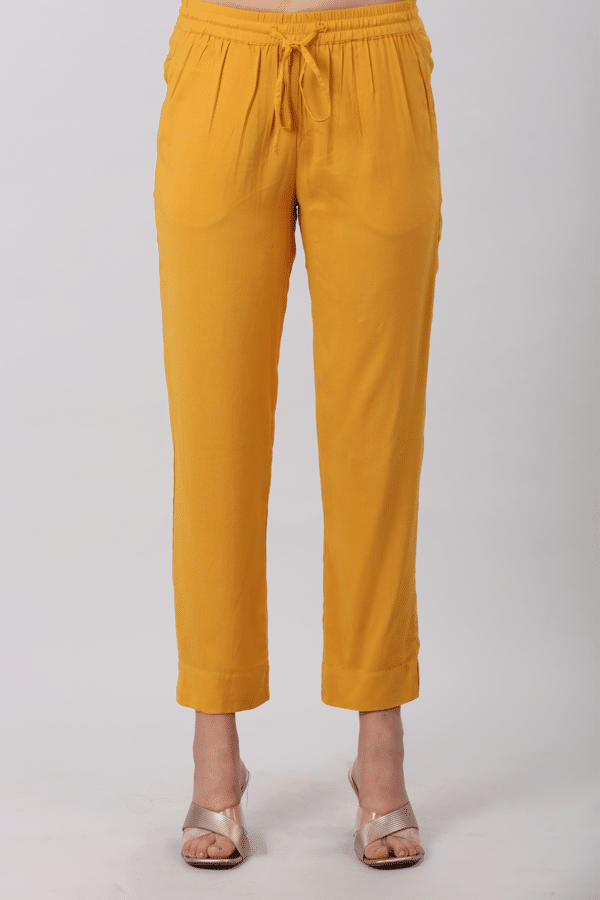 Orange Sway Rayon Palazzo