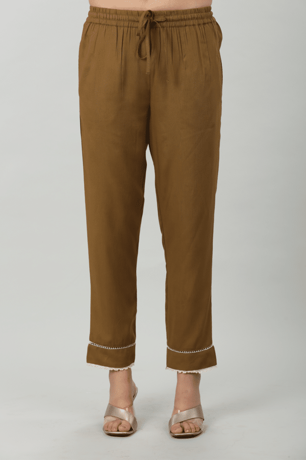 Solid Rayon Palazzo