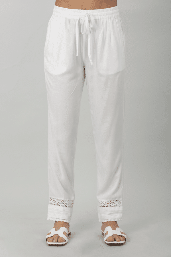 Frosty White Palazzo