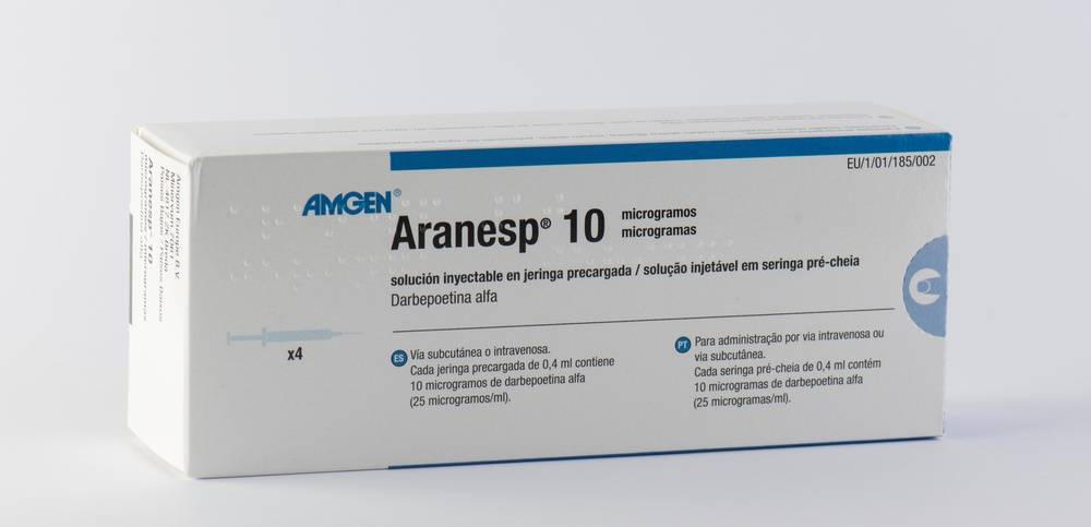 ARANESP 100 MCG ( DARBEPOETIN ALFA ) 4 PREFILLED SYRINGES