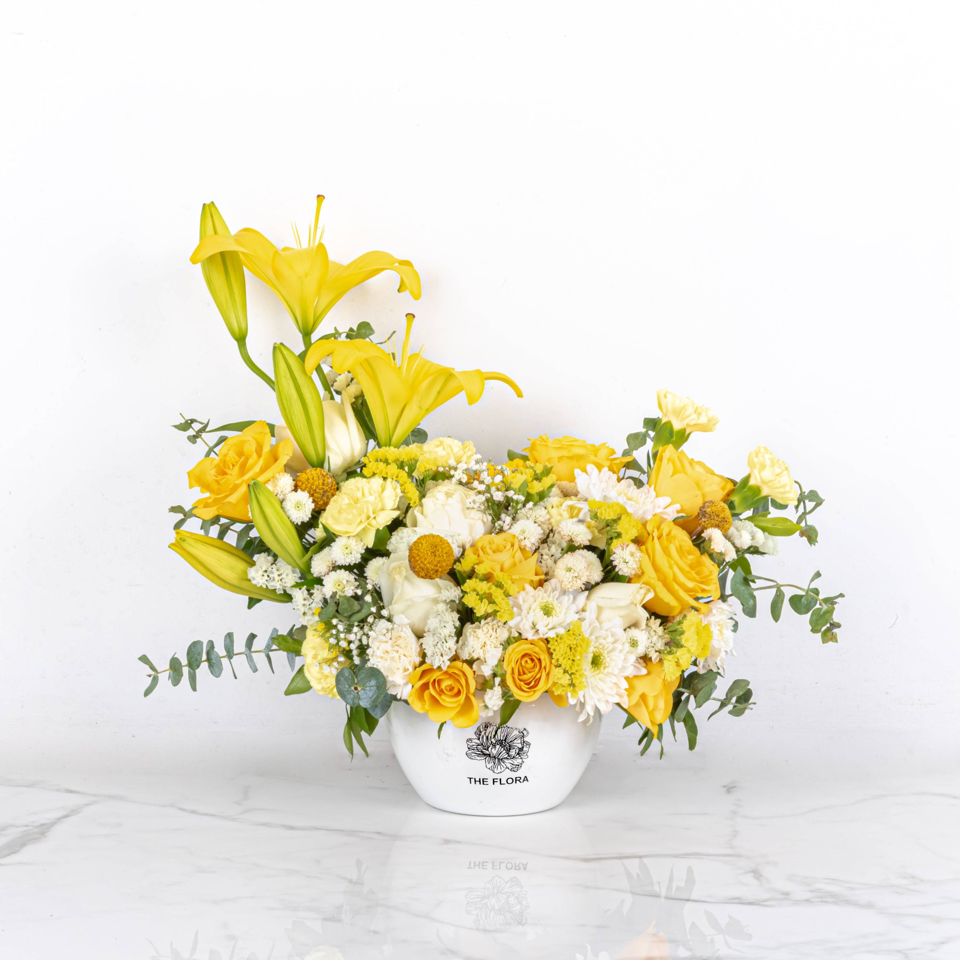 Moment of Joy (with elegant white metal pot) Buy at ₹4350