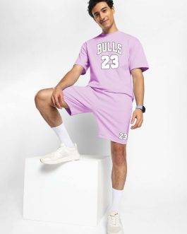 Pure Cotton Purple Co-Ord Set