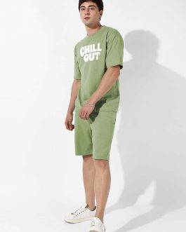 Pure Cotton Green Co-Ord Set