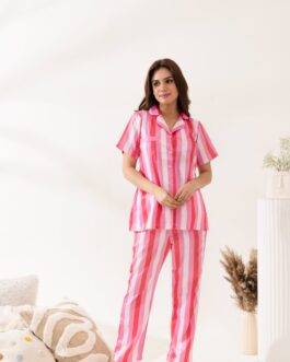 3-Piece Pajama Set with Robe, Camisole & Pants, Versatile Sleepwear Set
