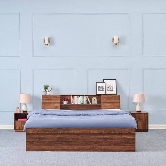 Arlo Engineer Wood Bed With Storage
