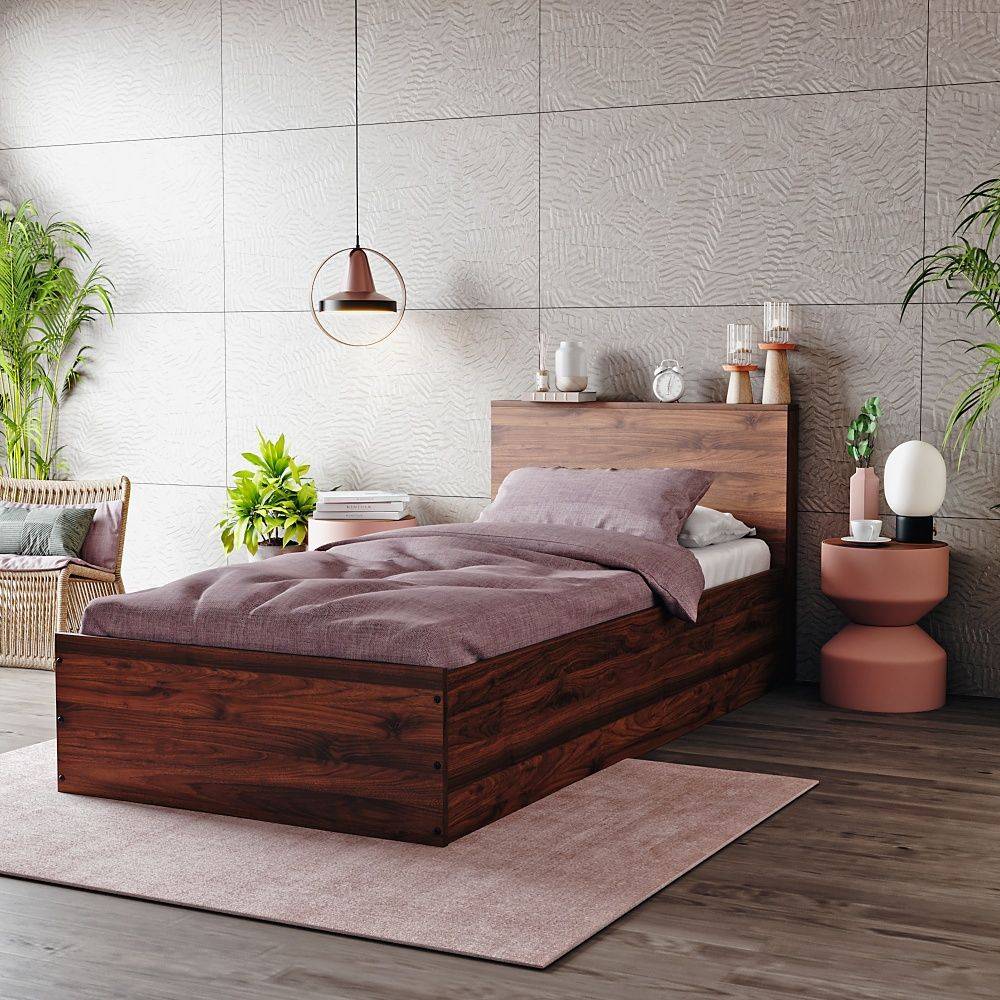 Taurus Engineered Wood Bed with Storage (72x36 inch)