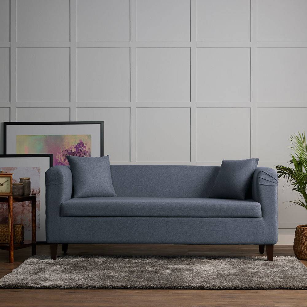 Miami Sofa - 1 Seater - Omega Blue