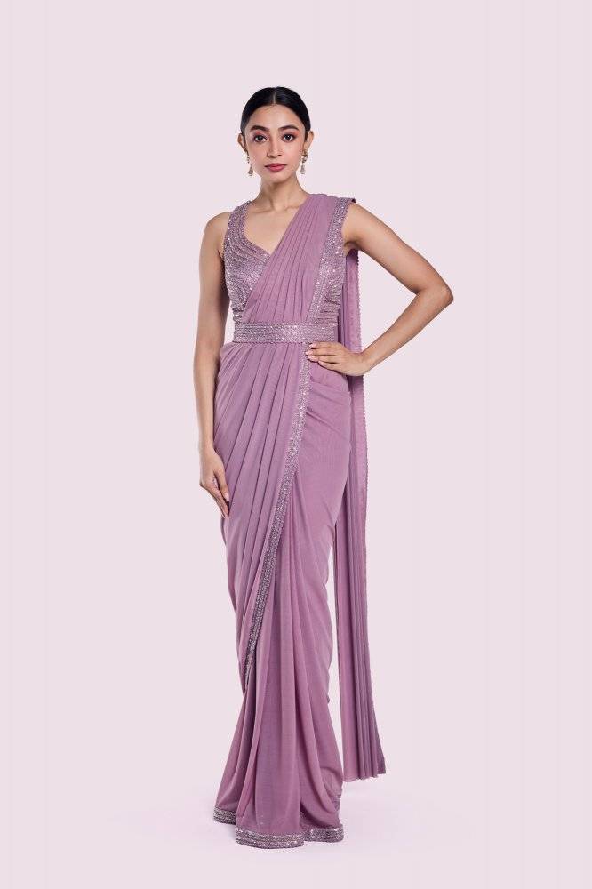 Minimal Embellished Drape Saree Buy at ₹26495