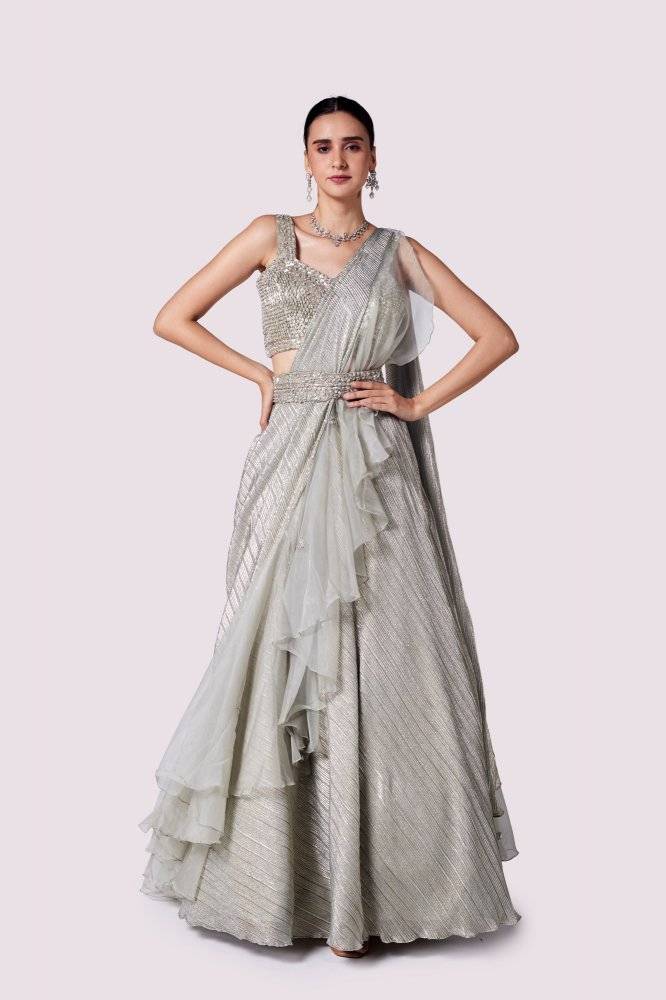 Ruffle Lehenga Set Buy at ₹36495