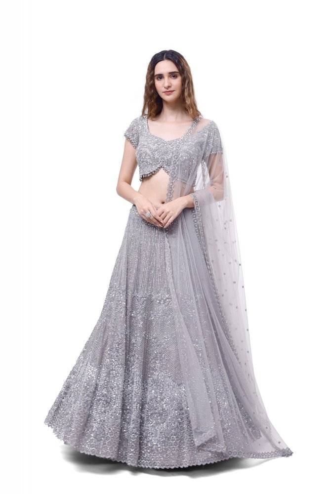 Embellished Net Lehenga Buy at ₹71495