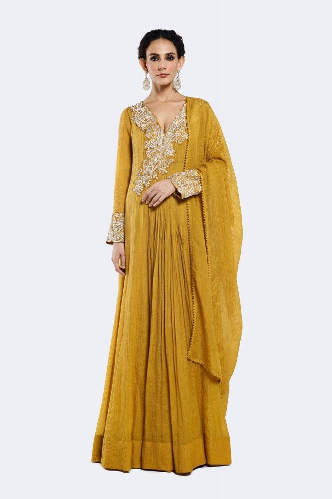 Embroidered Anarkali Suit Set Buy at ₹26495