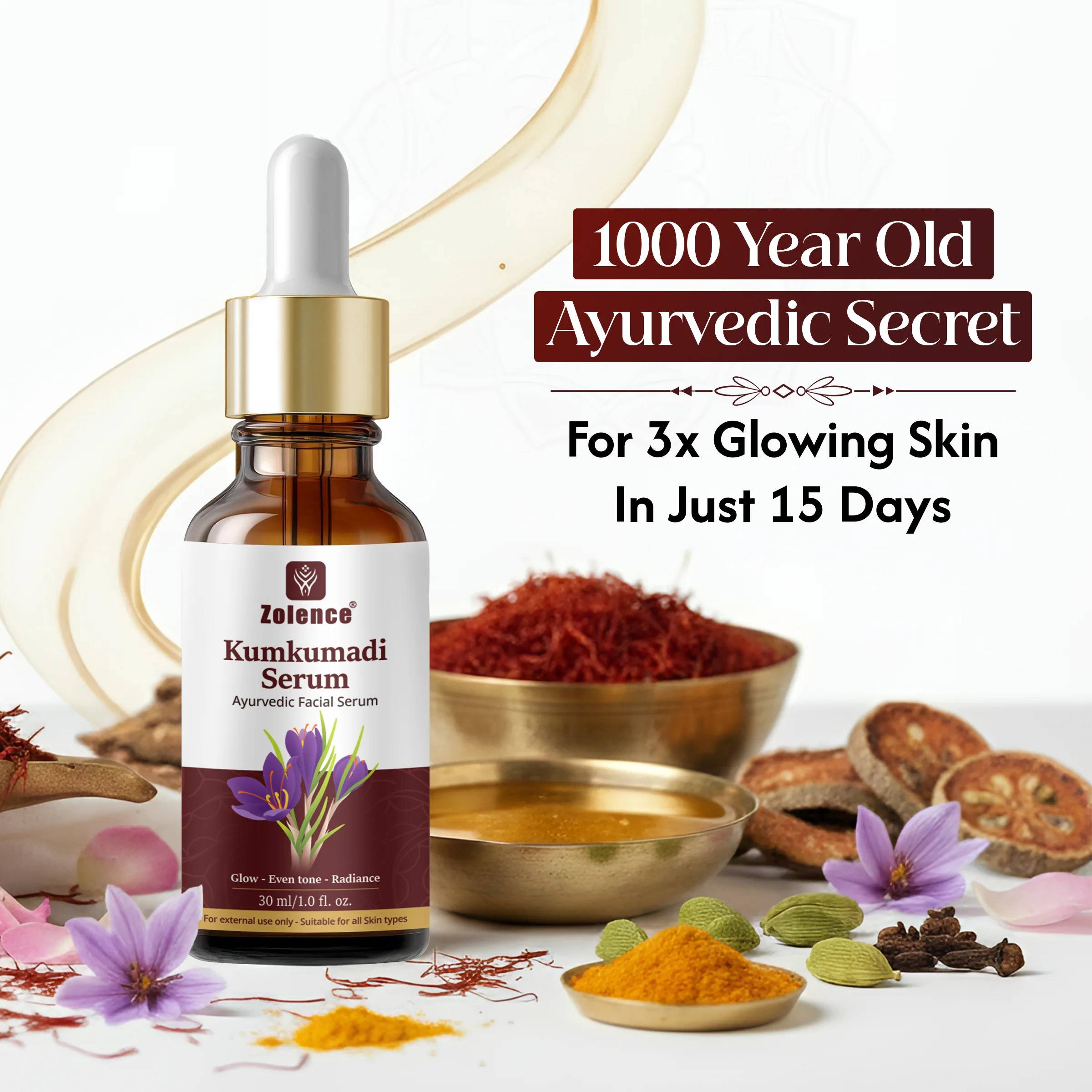 Kumkumadi Face Serum for Glowing 