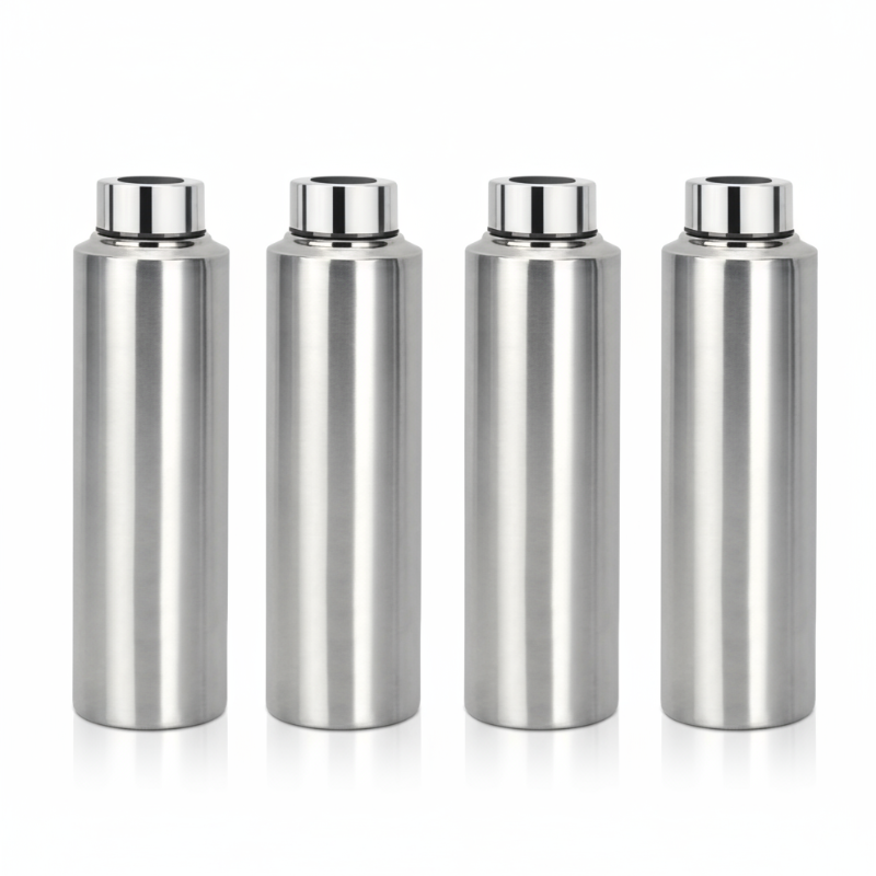 1000ml Stainless Steel Water Bottle – Leak-Proof, Durable & Reusable Bottle for Home, Office & Travel (Set of 4 Pcs) Buy @ ₹999
