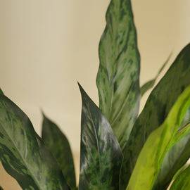 Green Faux Dracaena Potted Plant