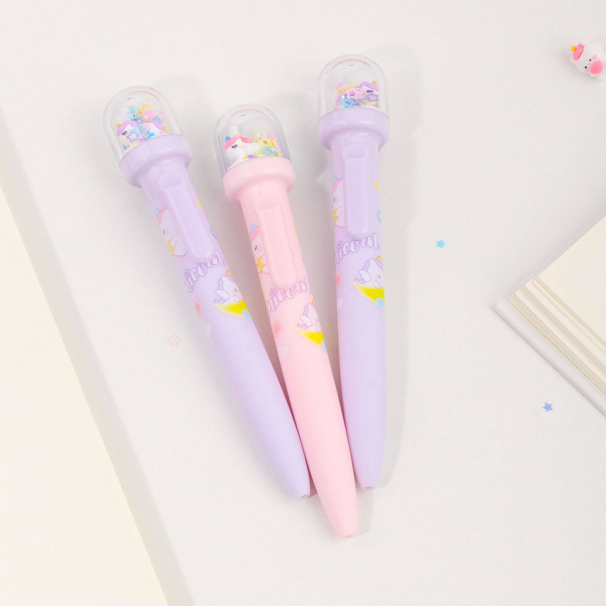 Unicorn Topper Gel Pen – 0.35mm Pastel Writing Pen Buy @ ₹99