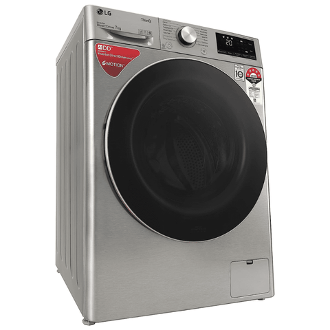 LG 7 Kg 5 Star Inverter Wi-Fi Fully-Automatic Front Load Washing Machine (FHV1207Z4M, Platinum Silver) Buy only at ₹44490