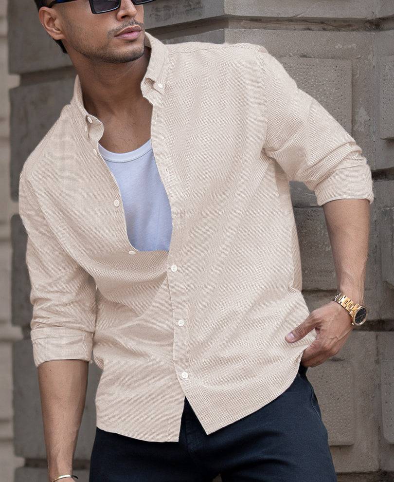 Yellow Micro Checks Shirt Buy @ ₹999