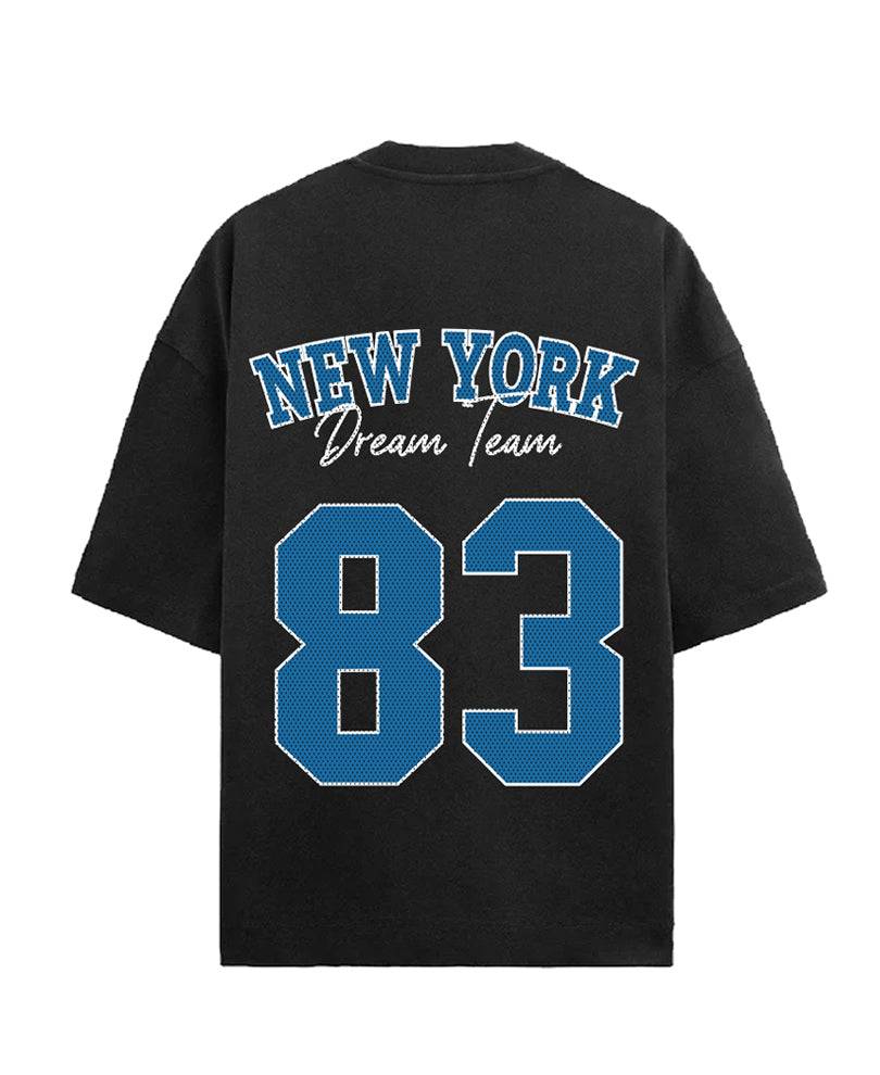 Black 83 Printed Oversized T-Shirt Buy @ ₹499