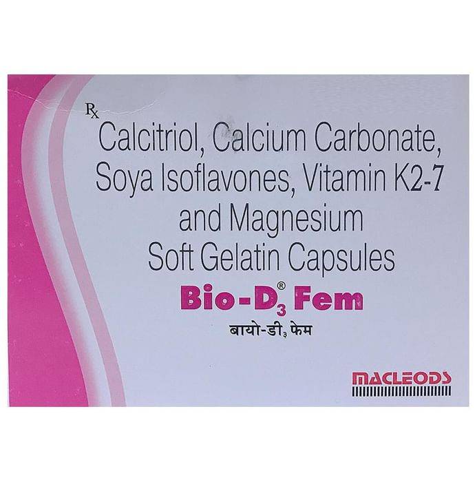 Bio-d3 Fem Soft Gelatin Capsule