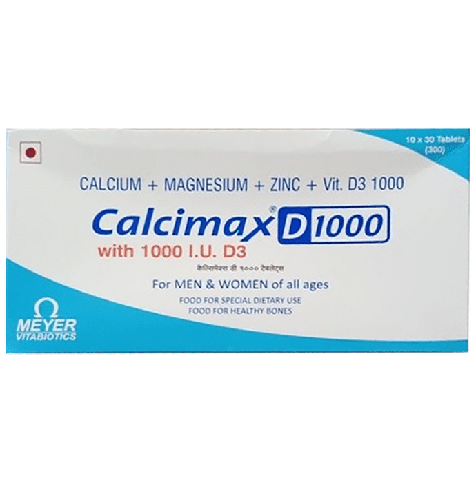 Calcimax D 1000mg Tablet