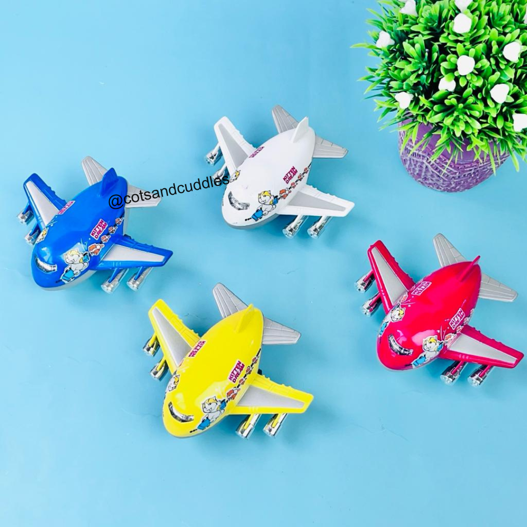 Sky Explorers: Airplane Design Pull-Back Toy for Kids (1 pc) Buy @ ₹399