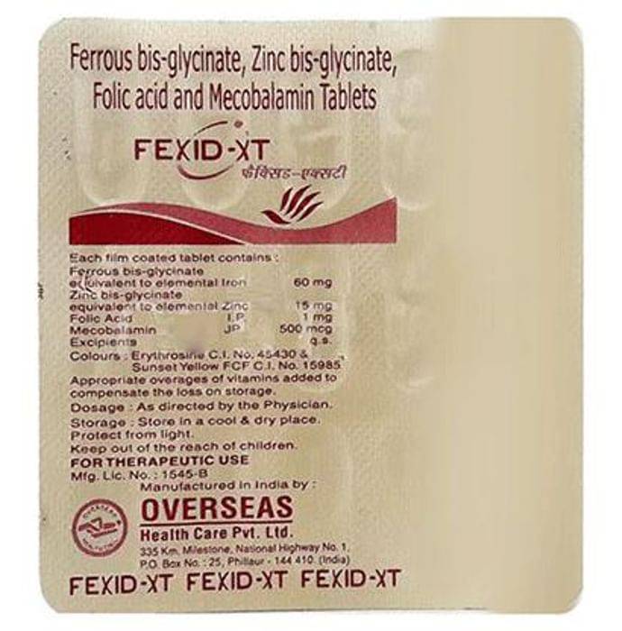 Fexid Xt Tablet