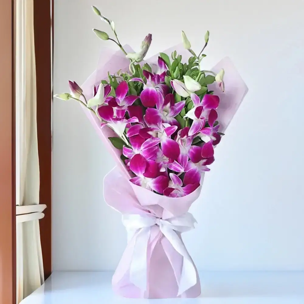 Lavender Orchid Elegance Bouquet