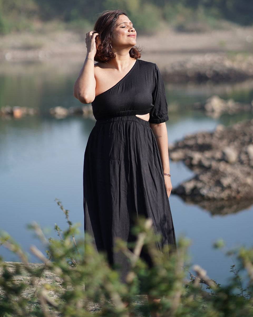 Oasis Handwoven Bamboo Dress