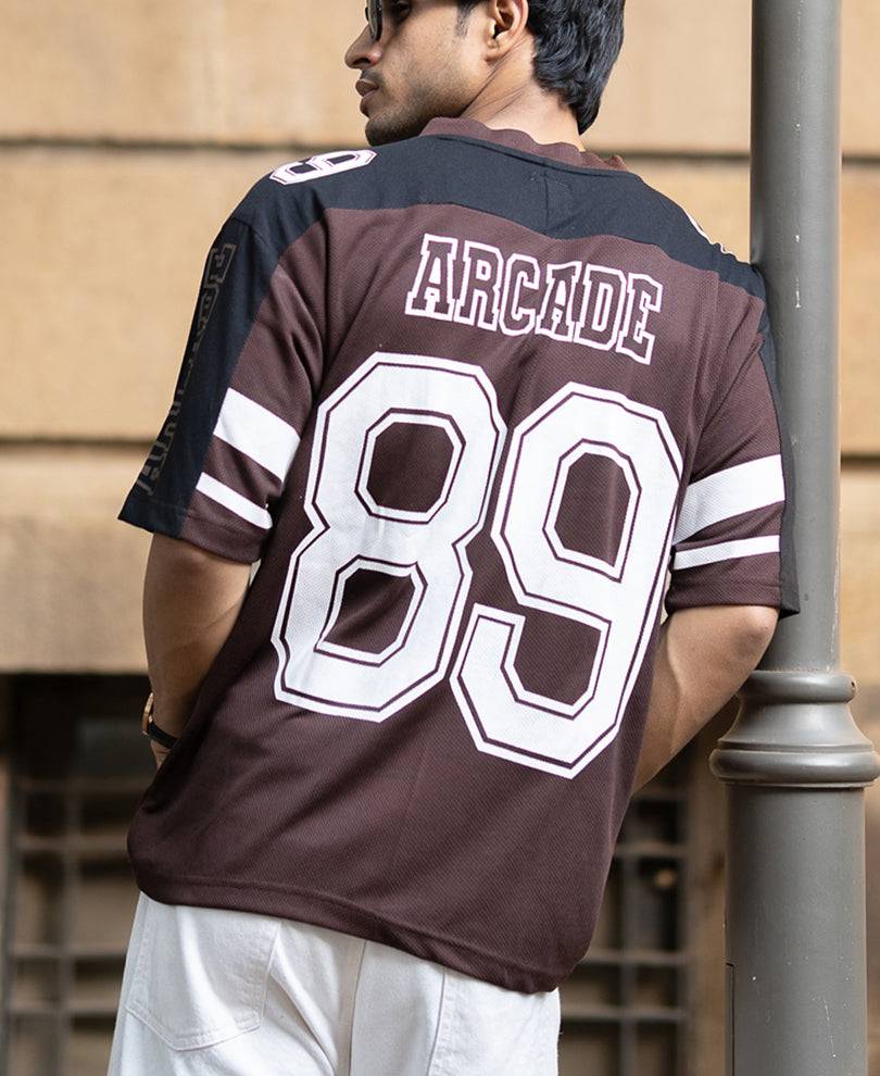 Dark Brown Rugby T-Shirt Buy @ ₹899
