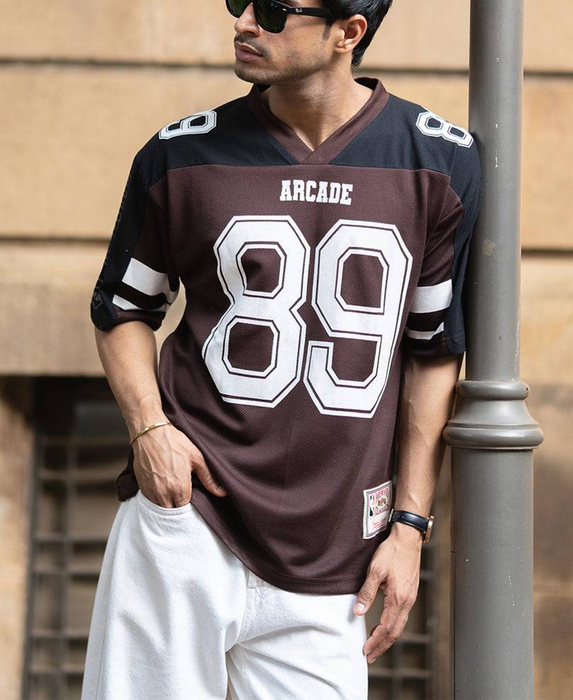 Dark Brown Rugby T-Shirt Buy @ ₹899