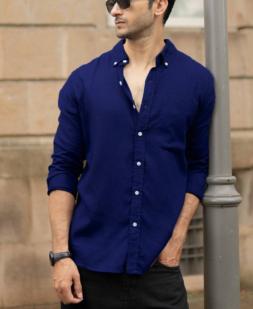 Royal Linen Blend Shirt Buy @ ₹1299
