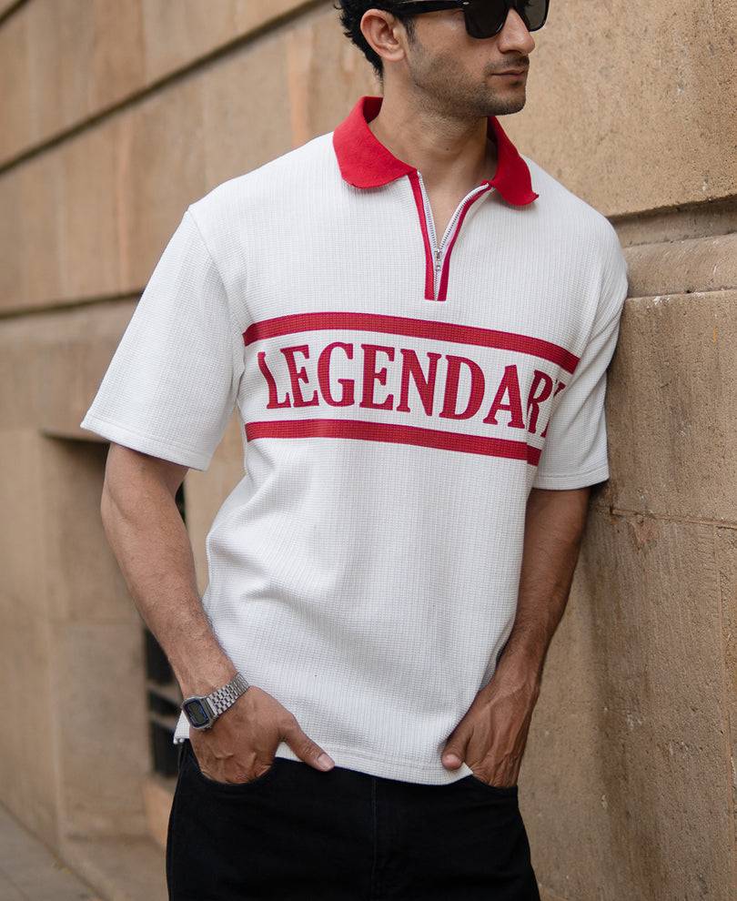 Off-White Contrast Print T-Shirt Buy @ ₹699