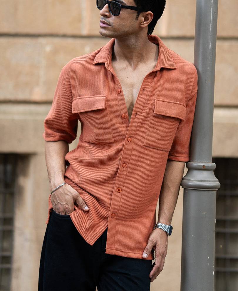 Russet Shirt With Pockets Buy @ ₹399