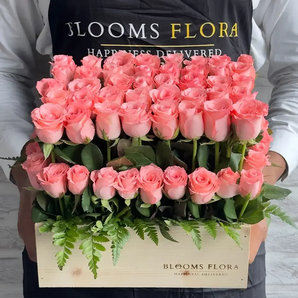 Arrangement of Baby Pink Roses