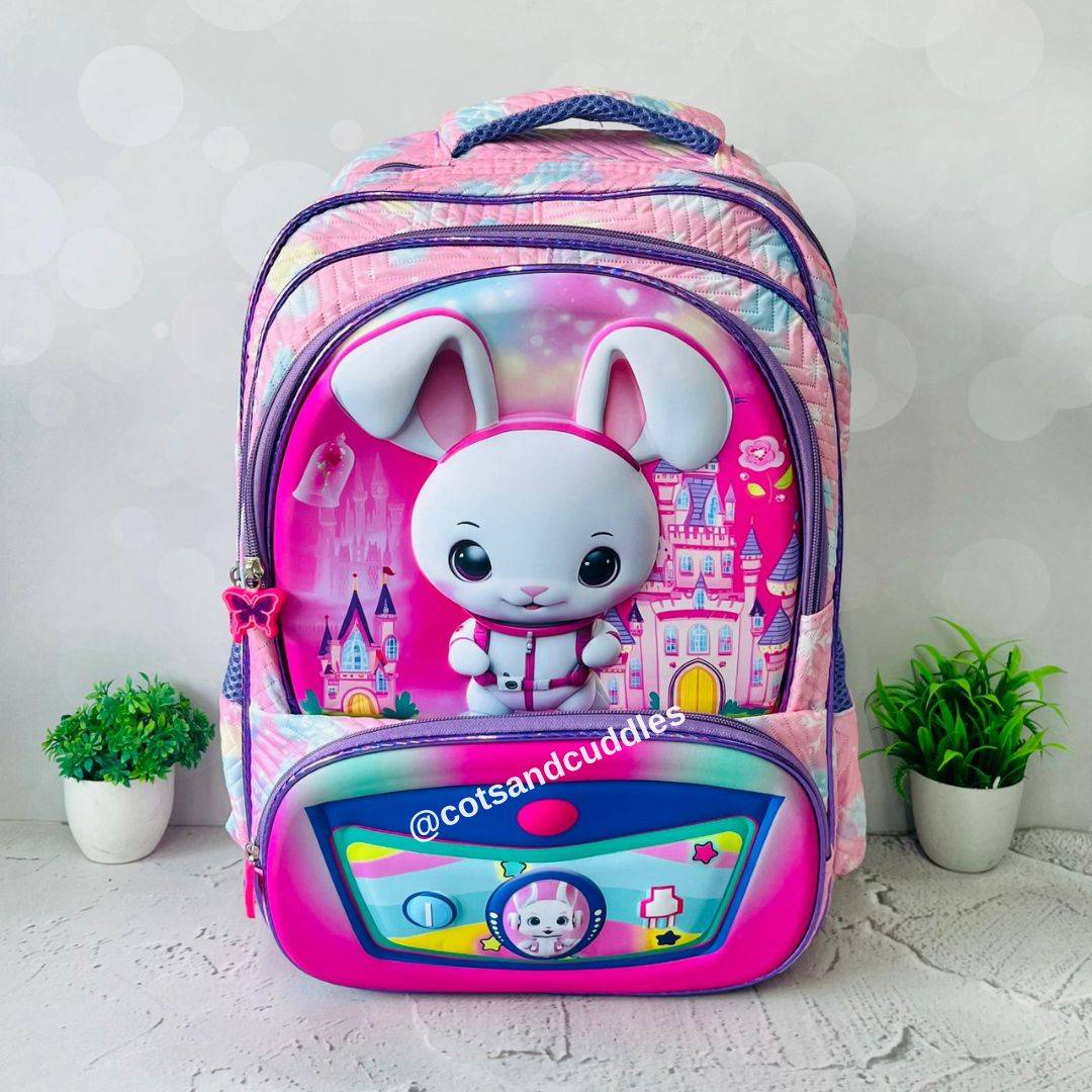 Cute Design Hard shell Backpack with Front Pocket For Kids Buy @ ₹1399