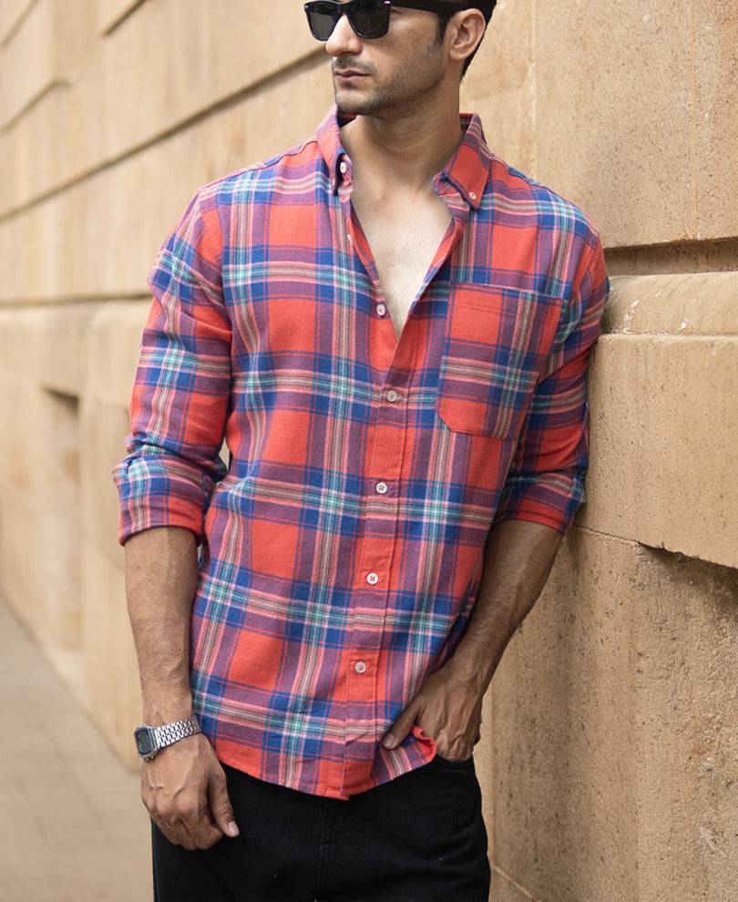 Multicolour Checks Shirt Buy @ ₹1099