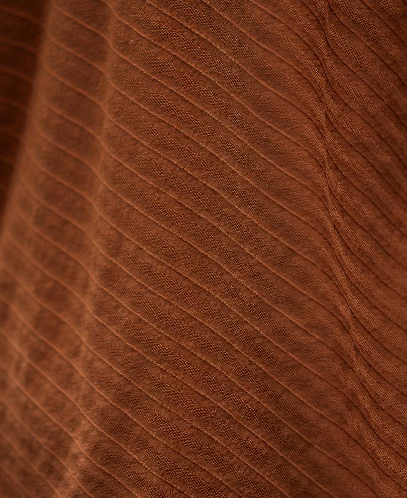 Dark Tan Contrast Collar Zipper T-Shirt Buy @ ₹399