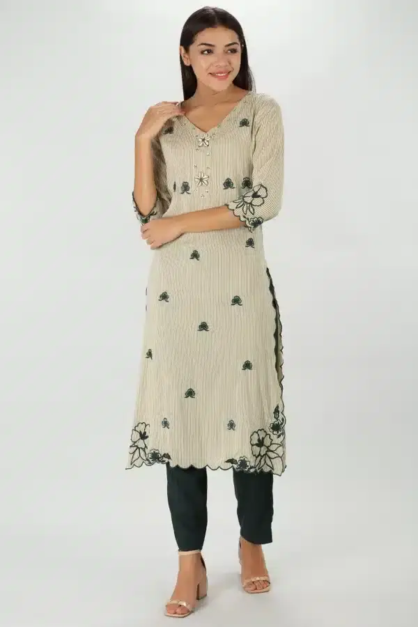 Rayon Fusion Kurti