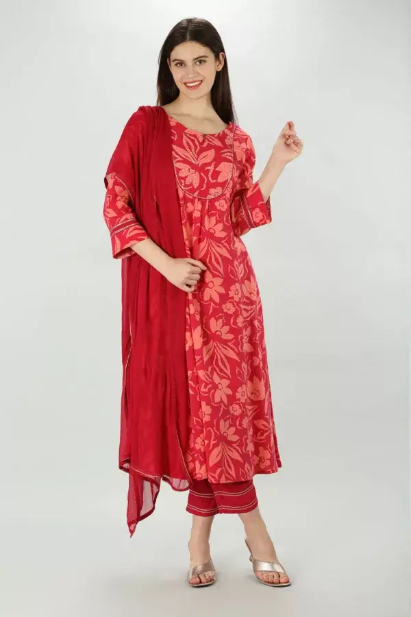 Pink rayon Kurti